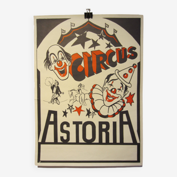 Affiche de cirque allemande Circus Astoria