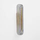 Pair of Modern Murano Glass Transparent and Brass Sconces, Italy