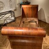 Set of 19th Century Italian Empire Flamed Walnut Sleigh Beds or Daybeds