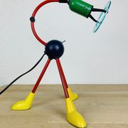 Lampe tripode couleurs primaires années 80