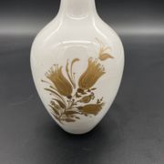 Vintage Rosenthal studio-line vase in white porcelain with flora decoration.