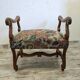 Fauteuils ancien avec pouf