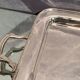 Rectangular top with handles in silver metal in Louis XVI style
