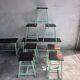 Bancs et tabourets industriels vintage, lot de 9, années 1950–1960