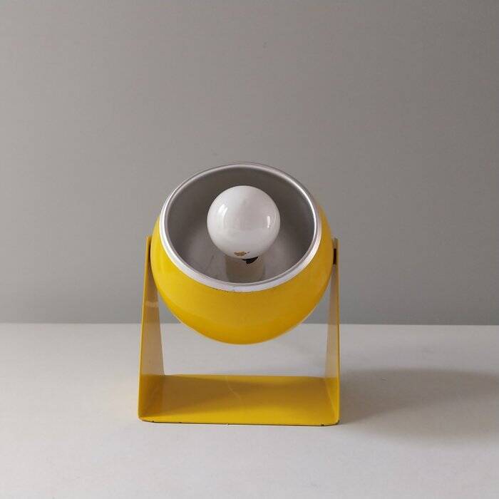 vintage italian table lamp 70s