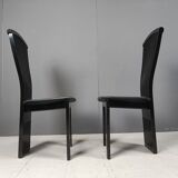 Post modern dining chairs by Pietro costantini, 1980s, set of 6