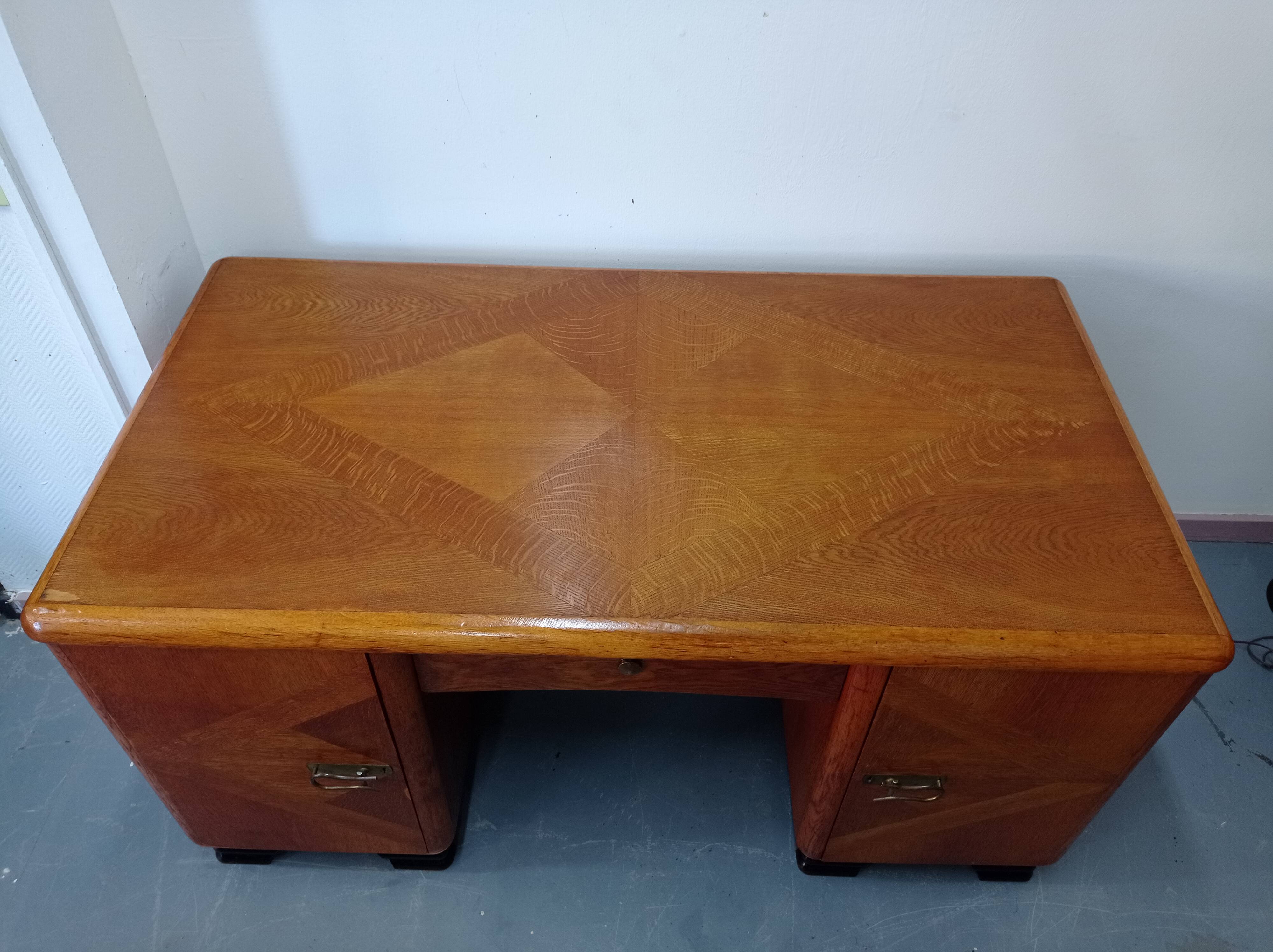 Bureau art déco marqueterie