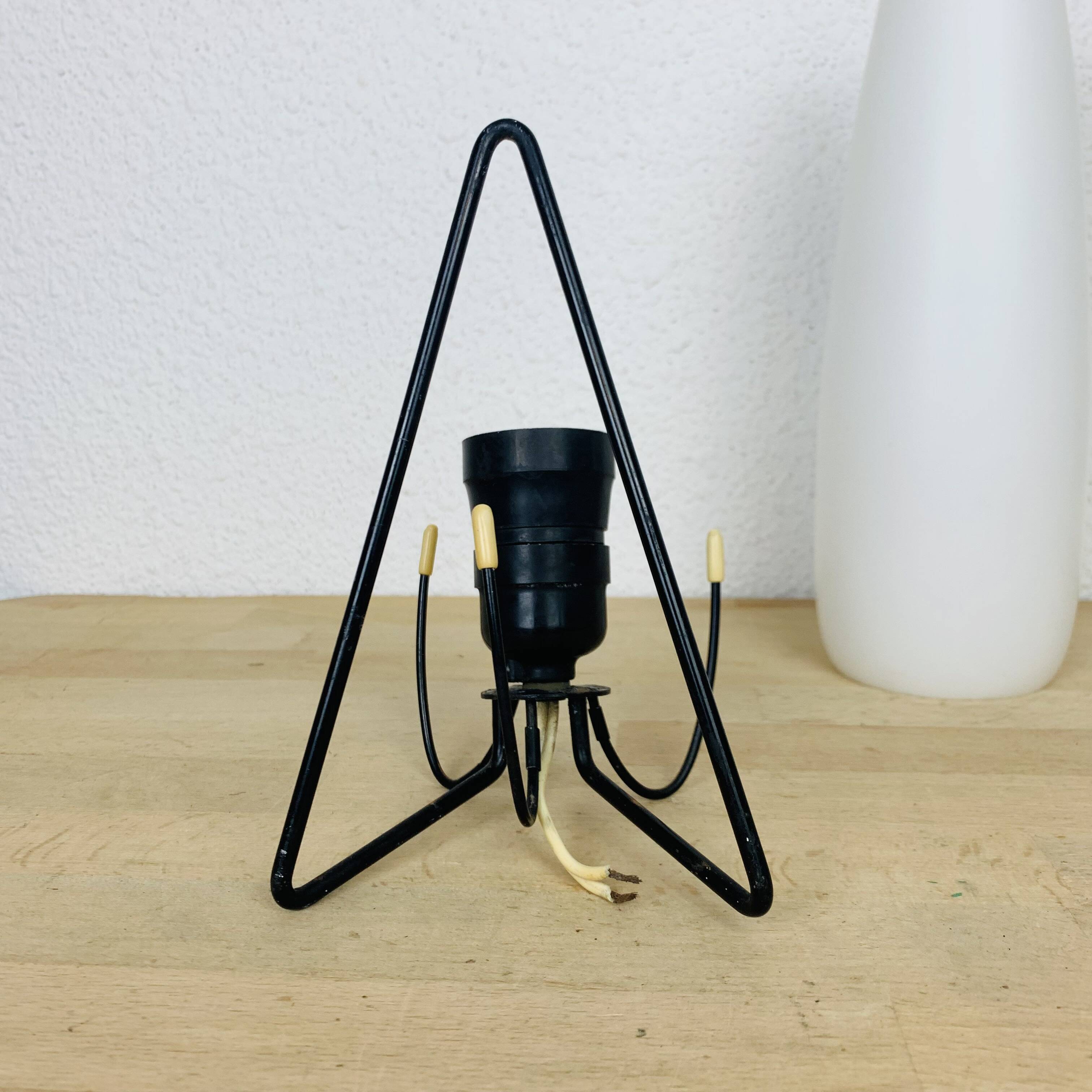 Louis Kalff 50s opaline wall lamp