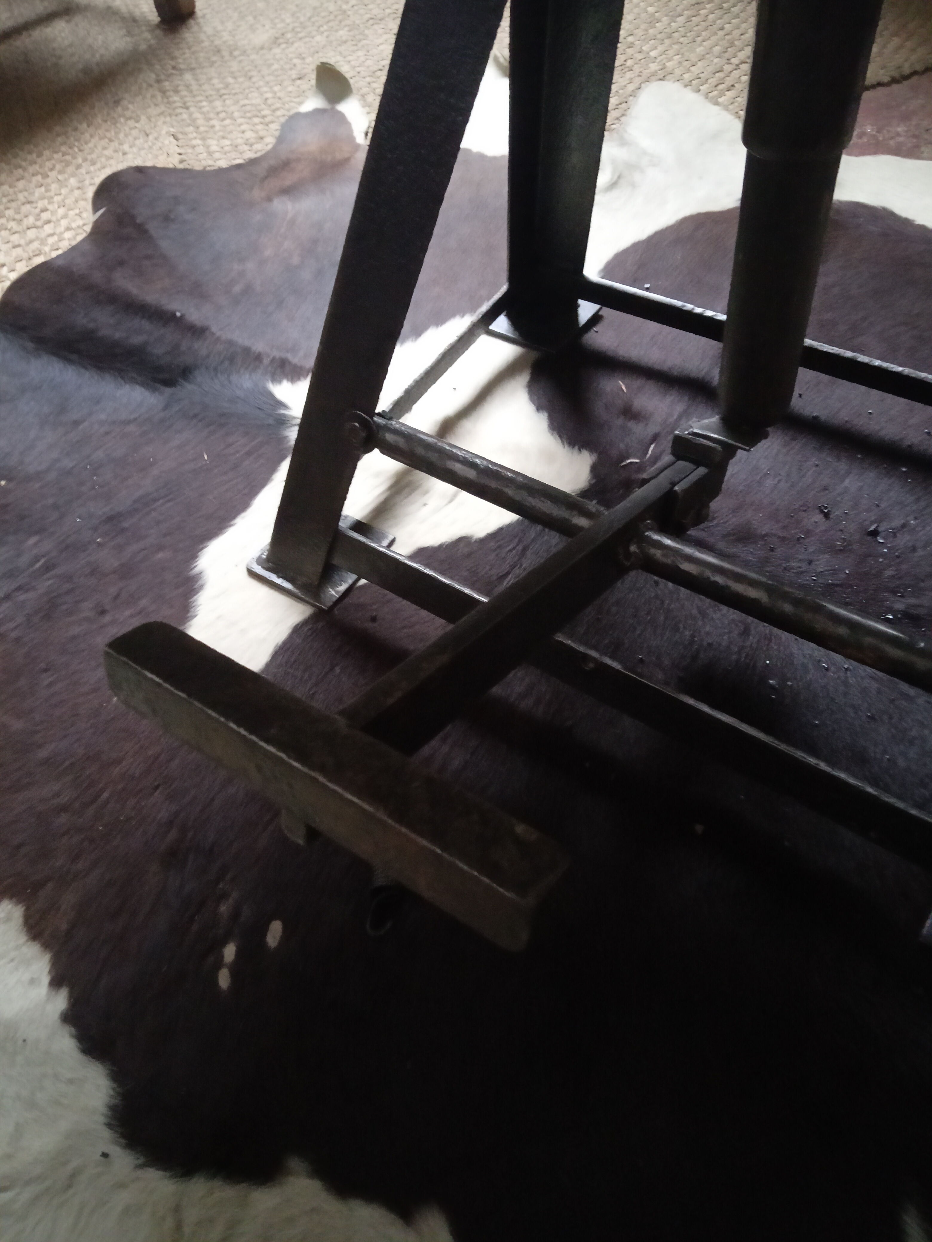 Industrial coffee table