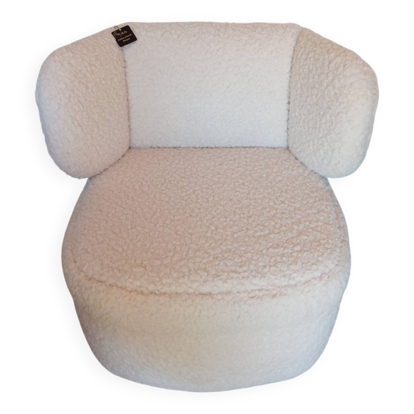 Fauteuil boule artisanal