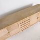 Rattan and brass sideboard