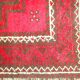 Kazak carpet with a geometric medallion design – Late 20th century 136 x 72 cm