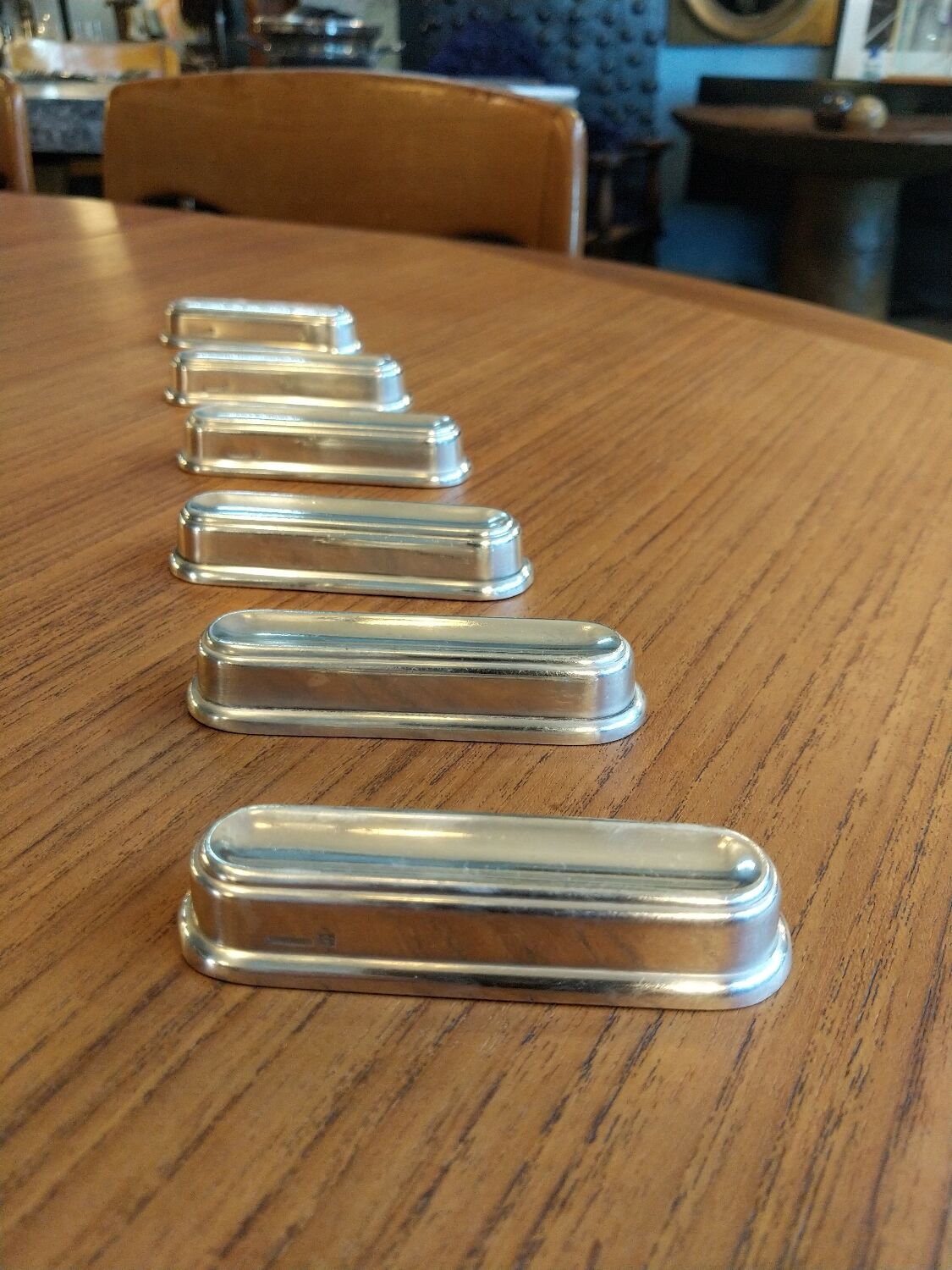 6 Christofle knife holders