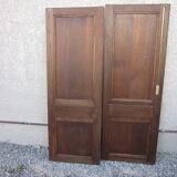 Pair of old carved wooden doors
