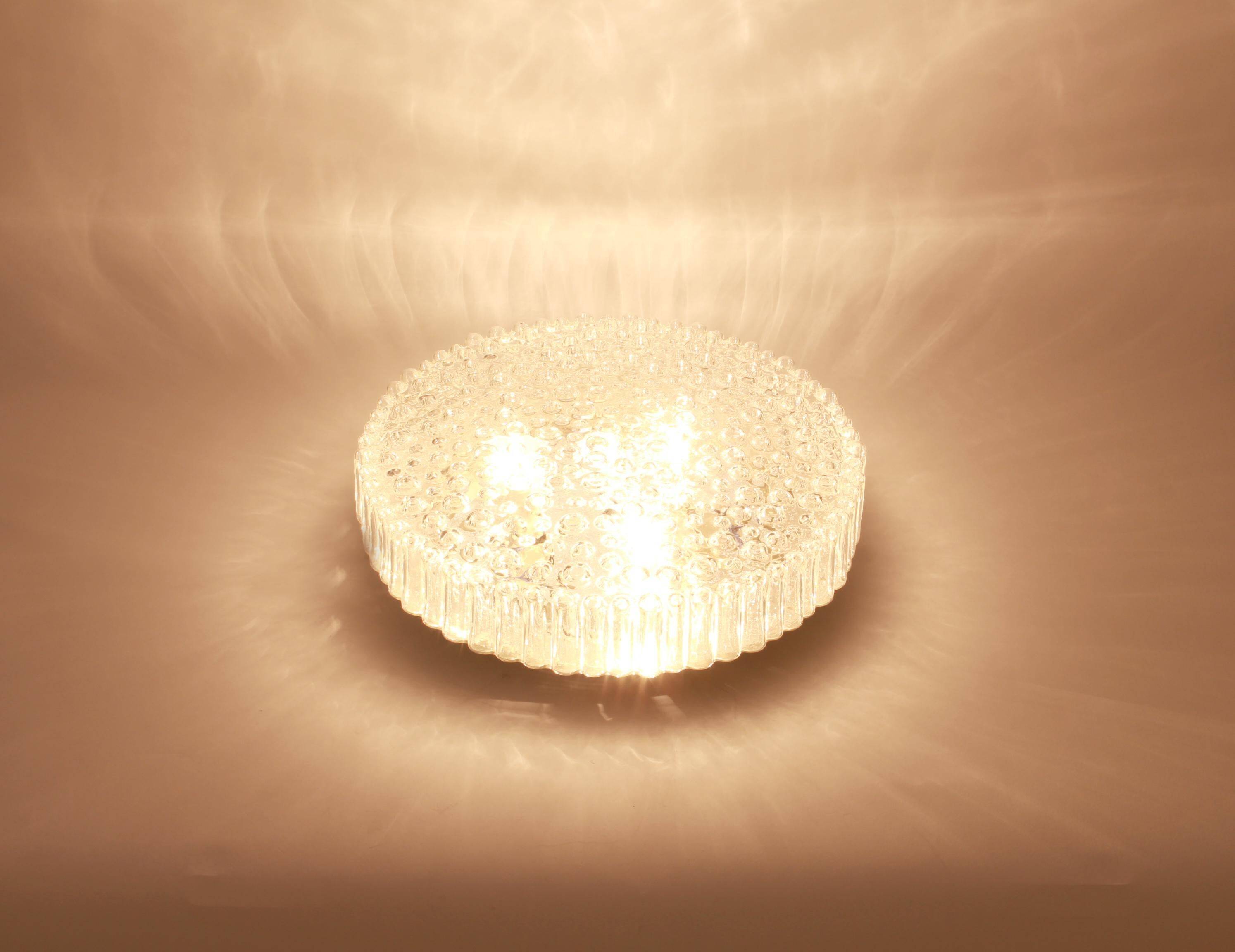 Glass bubble ceiling light by Staff, Germany, 1970s