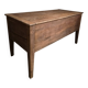 Antique French flour chest in oak – 19th-century farmhouse side table