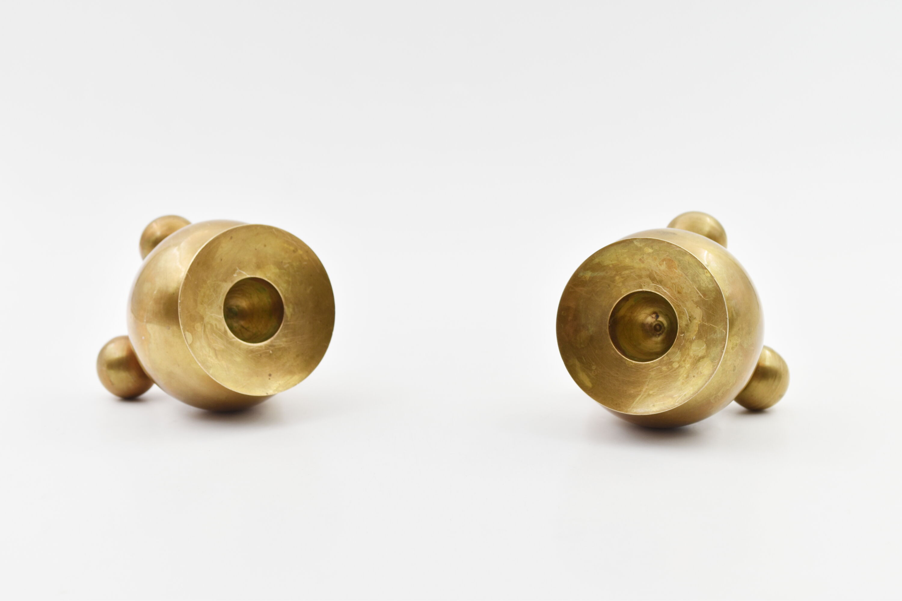 Pair of vintage brass candlesticks