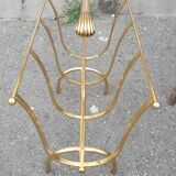 Seventies magazine holder welded brass