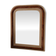 Antique Louis Philippe style mirror, burl wood