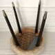 Tabouret moumoute vintage