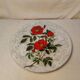 Vintage glazed ceramic cake plate signed ZINGARO - Italy 1960s