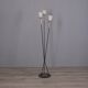 VINTAGE 1960S THREE-LIGHT GLASS FLOOR LAMP, ITALIAN DESIGN