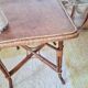 Vintage rattan side table or coffee table – 1960s Riviera style