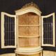 Lacquered, gilded and painted Venetian corner cabinet