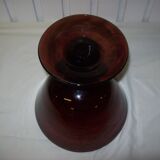 Mouth-blown bubble glass cup