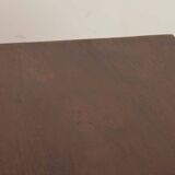 Geometric wooden side table from the 1940s.