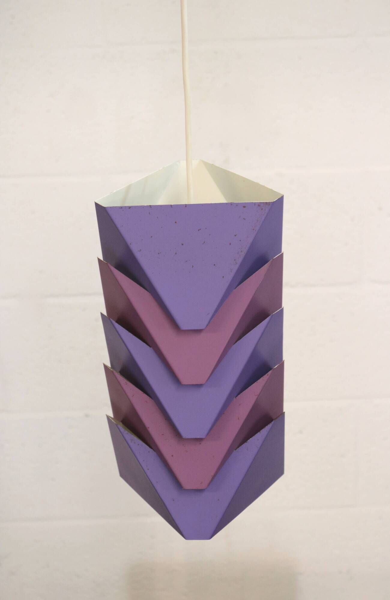Mid Century Ekko Metal Pendant Lamp by Louis Weisdorf for Lyfa, Denmark, 19