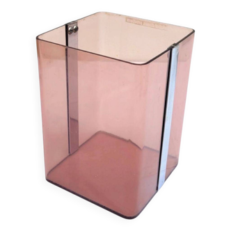 Corbeille ou porte parapluie Michel Dumas pour Roche Bobois en plexiglas