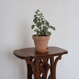 Art Deco wooden plant holder