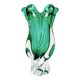 Vase Josef Hospodka Chřibská Cristal de Bohême Emerald Green 18 cm c60