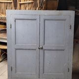 Double cupboard door front in old painted fir