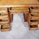 Napoleon III desk in walnut from the late 19th century.