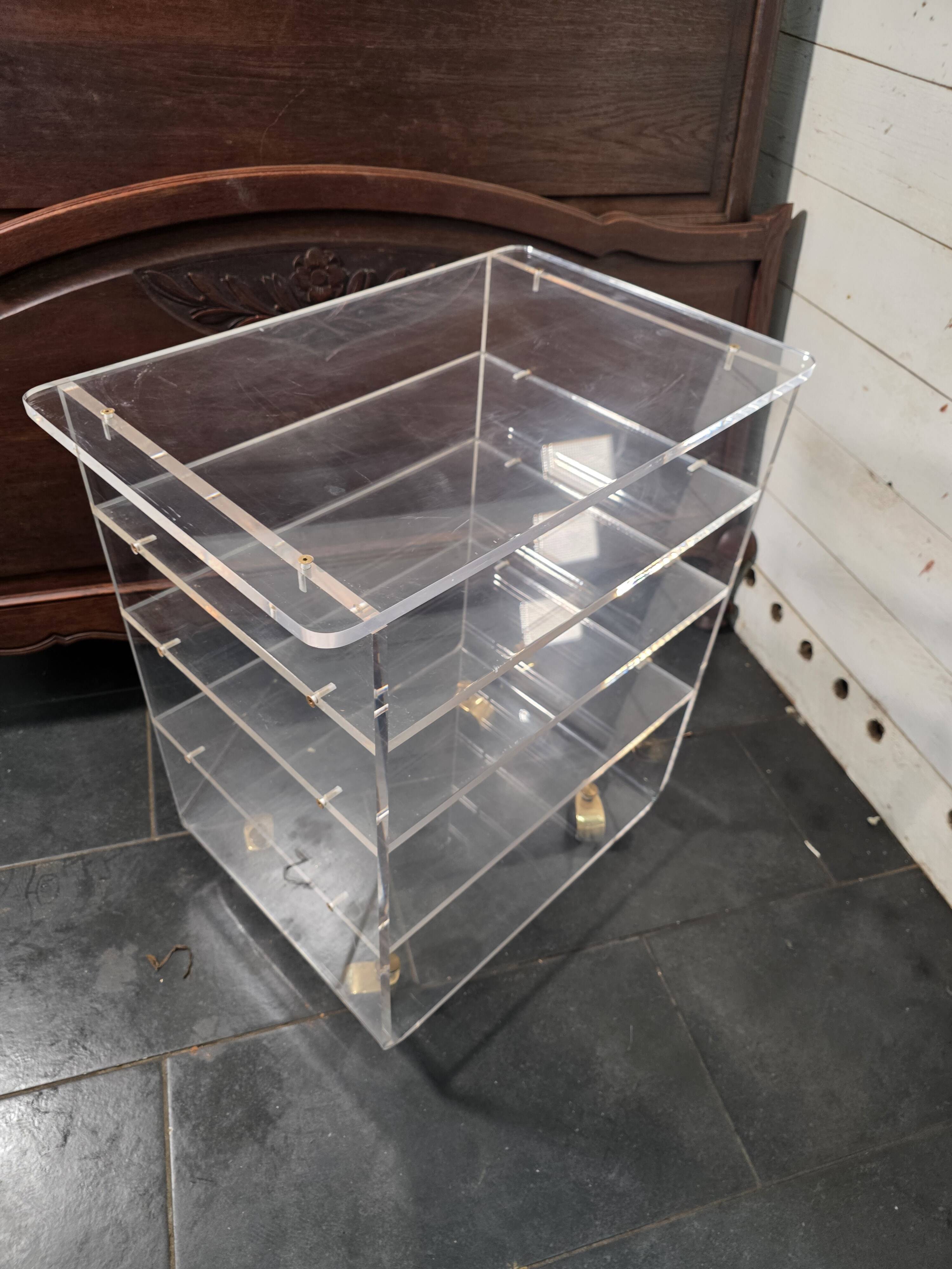 1970s plexiglass Hi-Fi furniture
