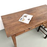 Table de ferme en chêne massif, années 30