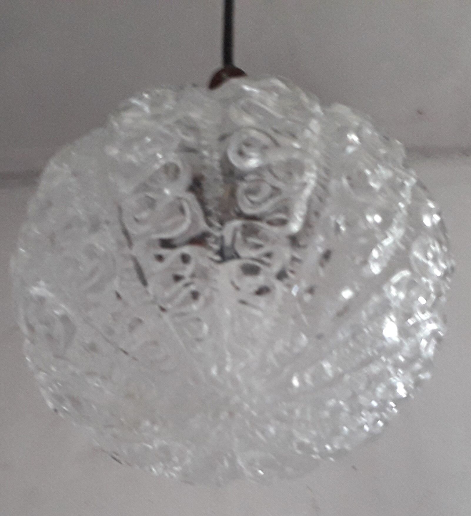 Glass hanging years 70