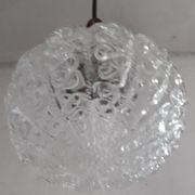 Suspension en verre années 70