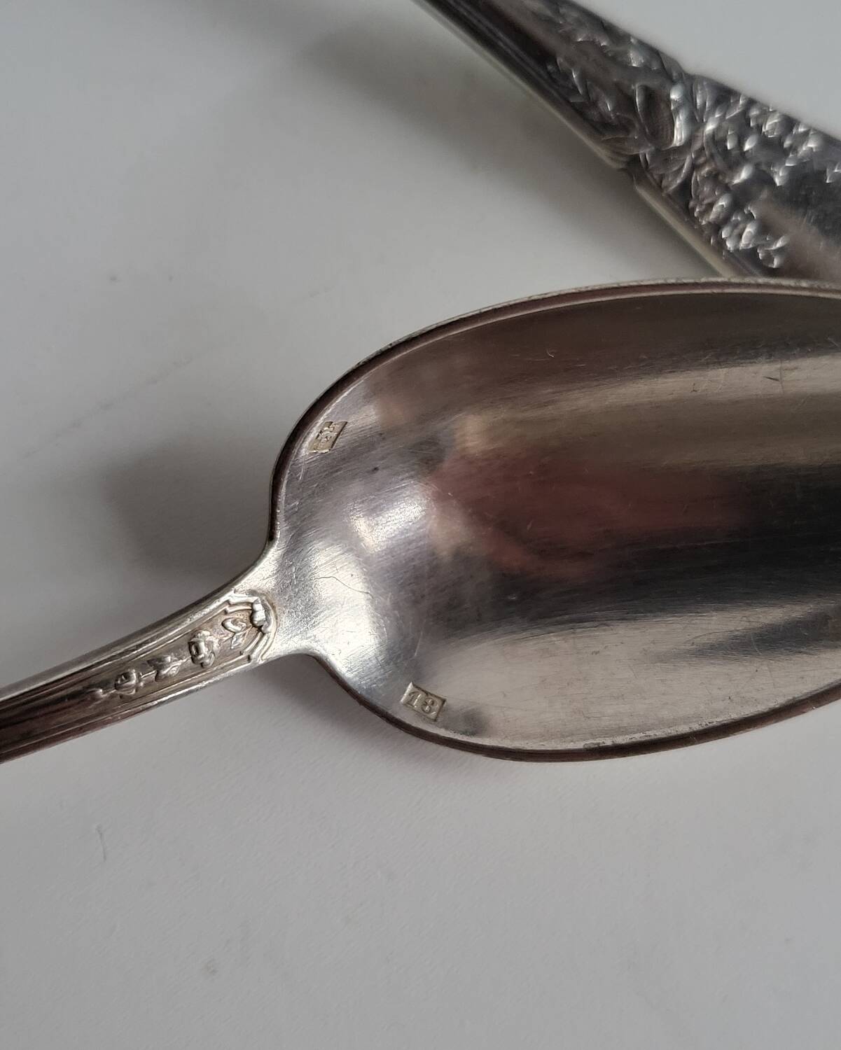 3 Small Silver Metal Dessert Spoons