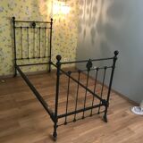 Ancient wrought iron bed