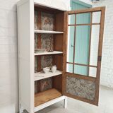 Art Deco glazed hosiery cabinet