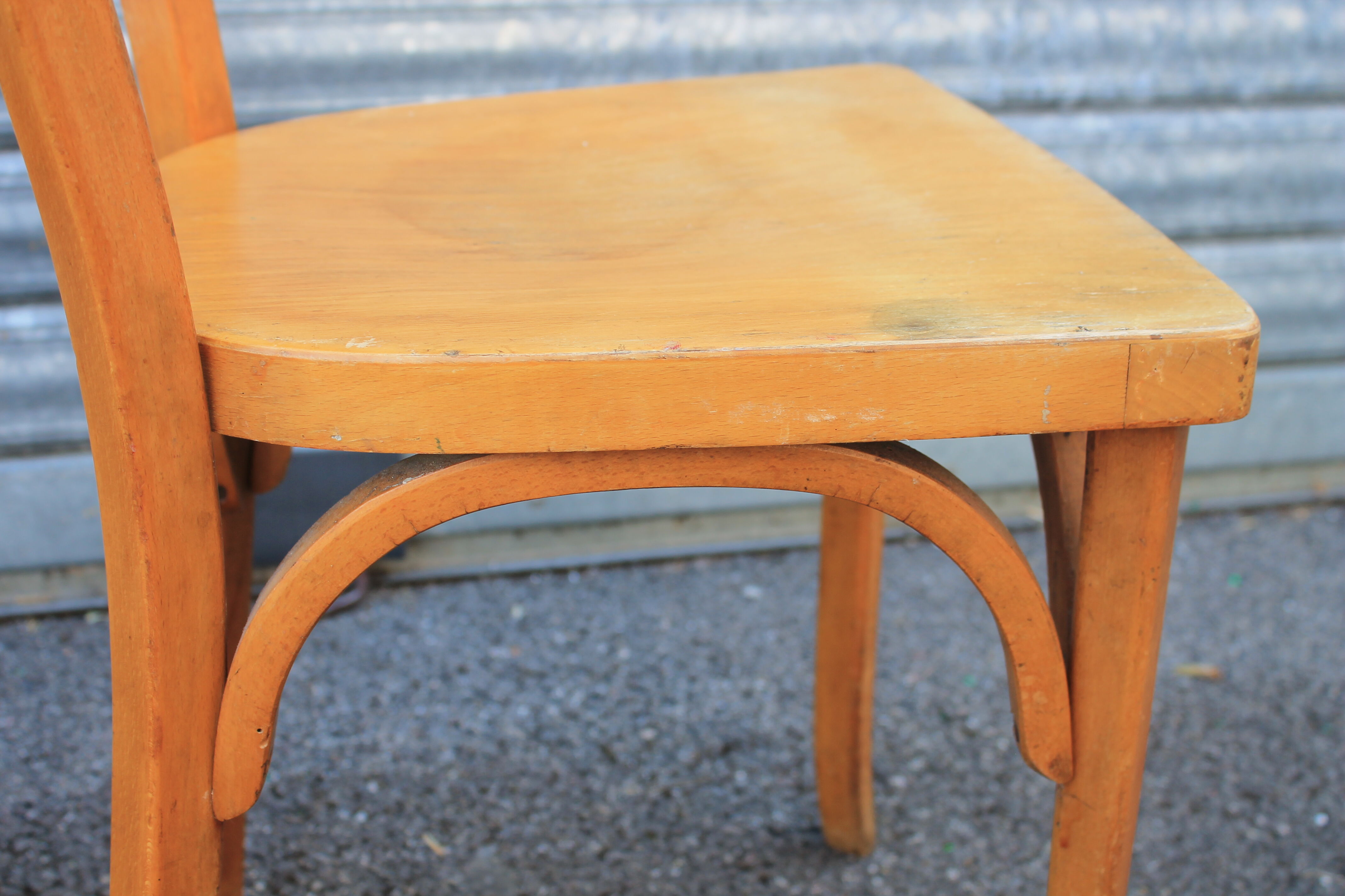 Pair of baumann bistro chairs No.56