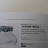 Opaline planter François-Théodore Legras - Delft designs - France 1890-1919