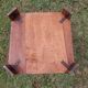 Beautiful antique pedestal table / side table / bedside table