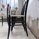 Set of 6 Italian woven rope chairs