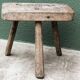 Brutalist Cowherd Stool, Tripod