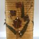 Vintage lamp in solid wood 70s