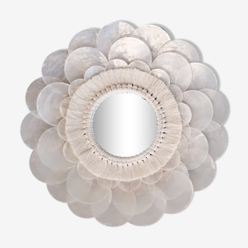 Mother-of-pearl mirror 28cm